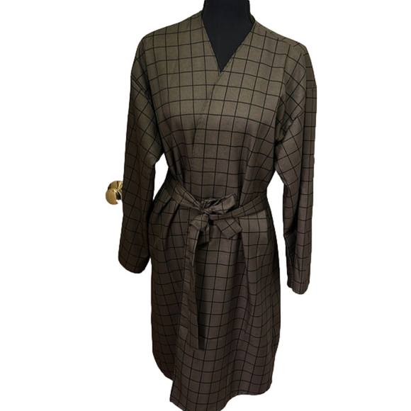 Tavin Green and Black Duster NEW - Picture 1 of 7